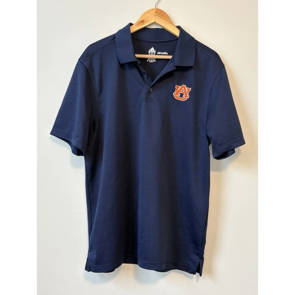 Adidas Auburn Tigers men's climalite polo shirt Men's Large